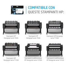 HP Cartuccia inchiostro nero fotografico DesignJet 727, 130 ml