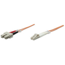 Intellinet 1.0m LC-SC M/M cavo InfiniBand e in fibra ottica 1 m Arancione