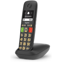 GIGASET E290 (NERO) - TELEFONO CORDLESS SENIOR - VIVAVOCE - TASTI GRANDI SIEE290BK