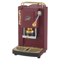 FABER PRO 3.0 ESSENTIAL CHERRY RED BRASS - MACCHINA CAFFÈ A CIALDE FABPROESSCHEBRA