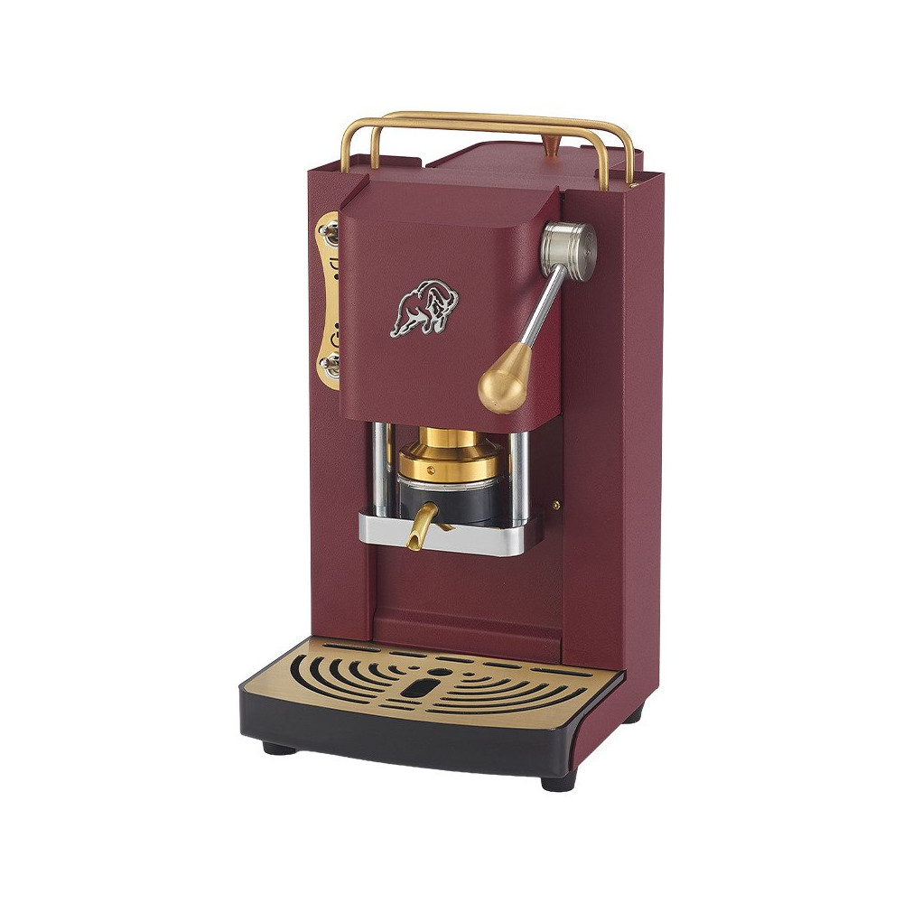 FABER PRO 3.0 ESSENTIAL CHERRY RED BRASS - MACCHINA CAFFÈ A CIALDE FABPROESSCHEBRA