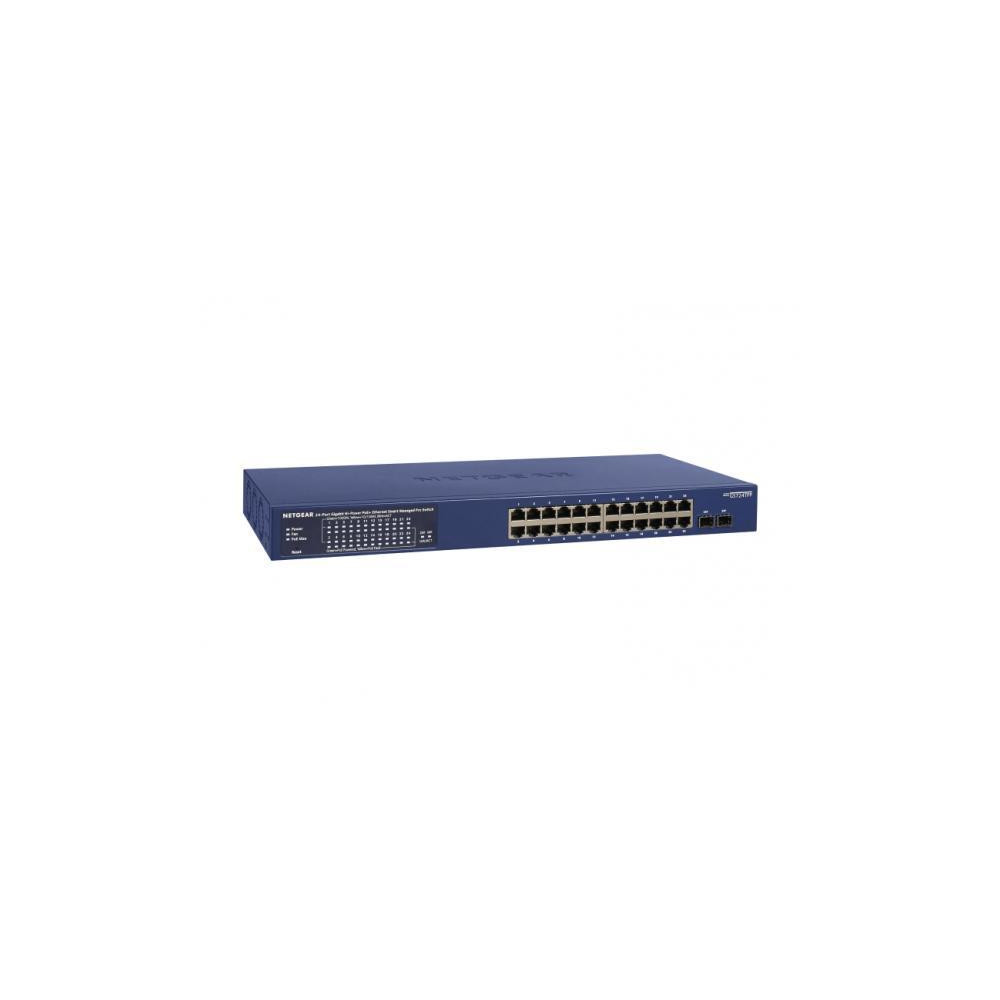 NETGEAR Switch Desktop 24-port 10/100/1000 GS724TP-300EUS