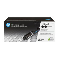 HP Kit ricarica toner nero originale Neverstop 143AD, dual-pack