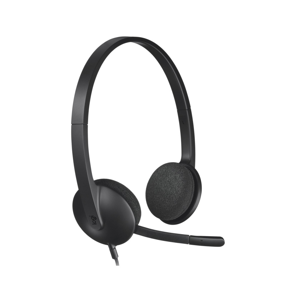 CUFFIA H340 LOGITECH USB BLACK