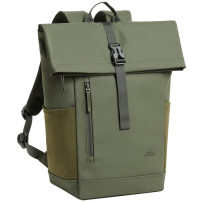 BORSA NB ZAINO 14/15,6 VERDE OLIVA ECO 17L ROLL TOP EDEN