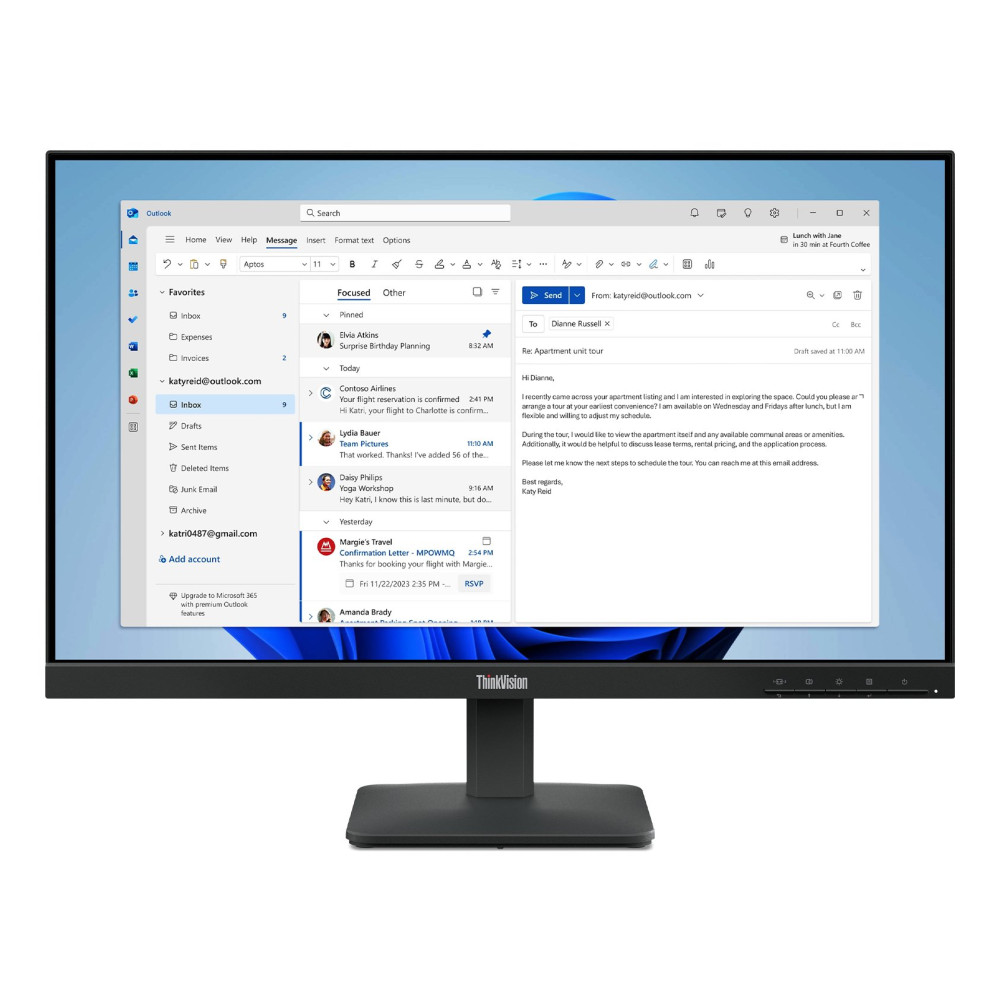 MON 23.8IPS HDMI VGA FHD BK S24-4E 3Y