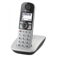 PANASONIC KX-TGE510 (ARGENTO) - TELEFONO CORDLESS - VOLUME AMPLIFICATO - VIVAVOCE - TASTI GRANDI PANKXTGE510JTS