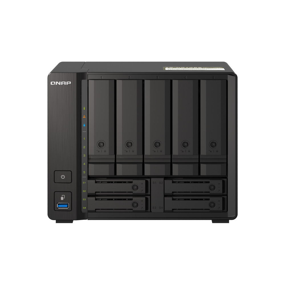NAS TOWER QNAP TS-h973AX-32G 9HD NOHD 2.5"/3.5" 2PX2.5GBE+1P 10G BASE-T 32GB DDR4 AMD RYZEN V1500B 4C TS-h973AX-32G QNAP