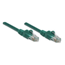 Intellinet Cat5e, 0.45m cavo di rete Verde 0,5 m U/UTP (UTP)