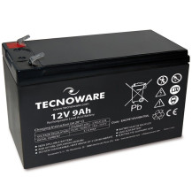 TECNOWARE POWER BATTERY 12V 9AH (EACPE12V09ATWL) - BATTERIA ERMETICA AL PIOMBO - LONG LIFE - GARANZIA 24 MESI TECEACPE12V09ATWL