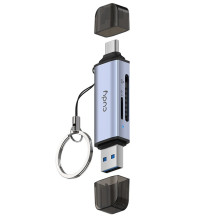 CUDY UH200 - CARD READER USB-A / USB-C 2 IN 1 CUDUH200