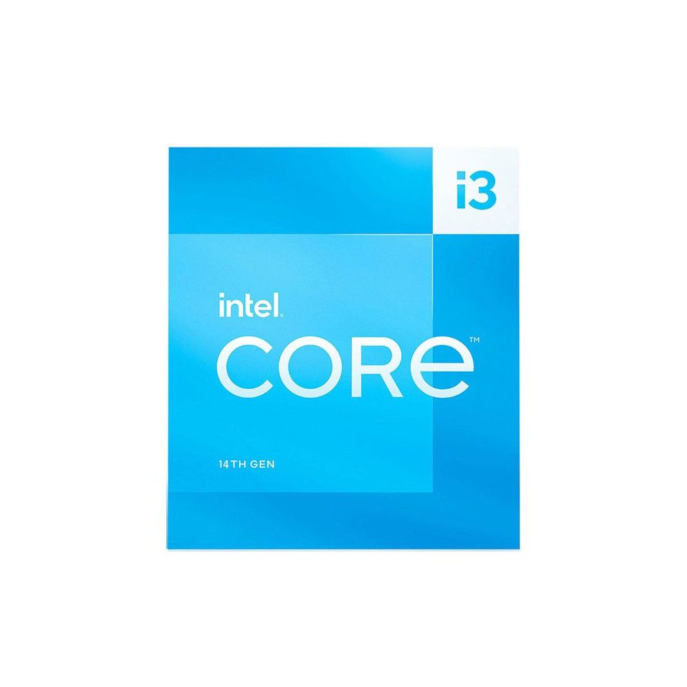 INTEL CORE i3-14100F RAPTOR LAKE - CPU BOX - NO-VGA - BASE 3.50 GHZ / TURBO 4.70 GHZ - CACHE 12 MB - SOCKET 1700 INTI314100F