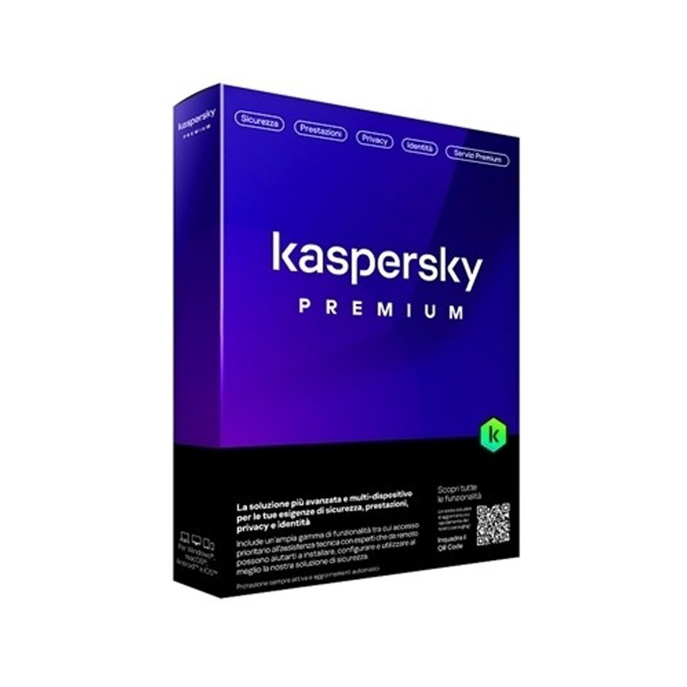 KASPERSKY PREMIUM (ENVELOPE) - SOFTWARE SICUREZZA 3 DEVICE / 1 ANNO KASKL1047T5CFS-ENV
