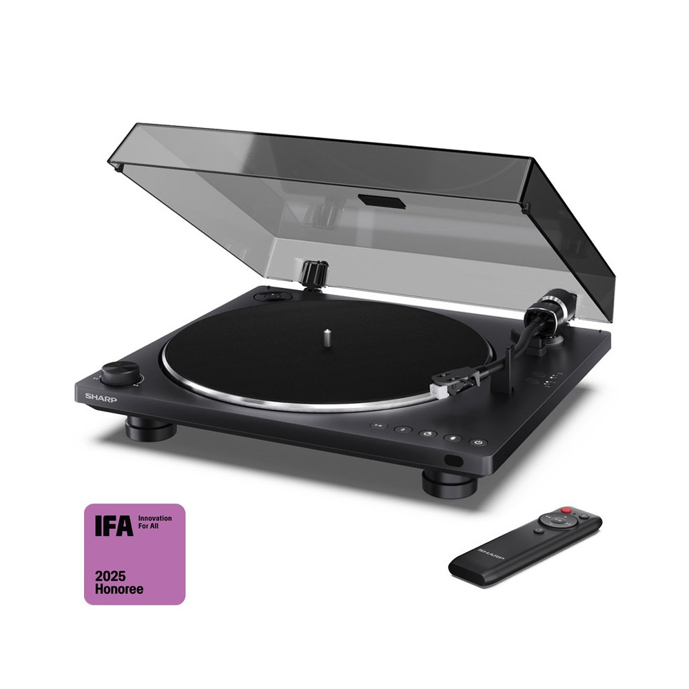 SHARP RP-TT100 - GIRADISCHI AUTOMATICO - AUDIO TECHINA AT-3600LA - BLUETOOTH 5.4 - USB RECORD - RCA - PRE AMP - TELECOMANDO SHAR