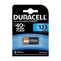 DURACELL CR123 BLISTER 1 BATTERIA - master carton da 10 blister DURCR123