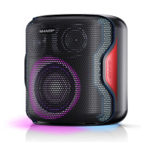 SHARP PS-919(BK) - SPEAKER BLUETOOTH PORTATILE TWS - 130W - USB - AUX - IPX5 - GIOCO LUCE LED RGB - NERO SHAPS919