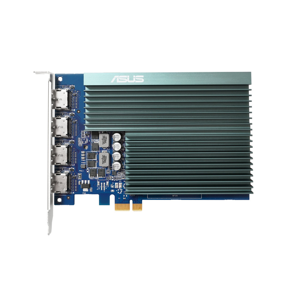 SVGA ASUS NVIDIA GT730-4H-SL-2GD5 2GB DDR5 64Bit 4*HDMI PCI-E 2.0 90YV0H20-M0NA00 ASUS