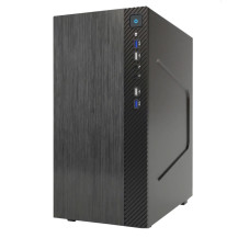CASE ITEK MICRO ATX "SMALLCOM-B" MINI TOWER 2*USB2, 2*USB3, No Alim. Brushed - ITOCSCB122 ITOCSCB122 ITEK