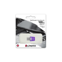 FLASH DRIVE KINGSTON USB 3.2  128GB "DT DUO"- USB-C+USB3 - DTDUO3CG3/128GB DTDUO3CG3/128GB KINGSTON