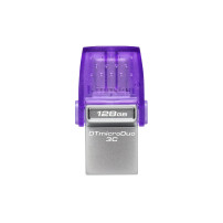 FLASH DRIVE KINGSTON USB 3.2  128GB "DT DUO"- USB-C+USB3 - DTDUO3CG3/128GB DTDUO3CG3/128GB KINGSTON