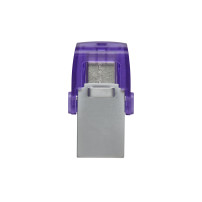 FLASH DRIVE KINGSTON USB 3.2  256GB "DT DUO"- USB-C+USB3 - DTDUO3CG3/256GB DTDUO3CG3/256GB KINGSTON