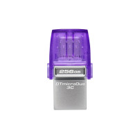 FLASH DRIVE KINGSTON USB 3.2  256GB "DT DUO"- USB-C+USB3 - DTDUO3CG3/256GB DTDUO3CG3/256GB KINGSTON