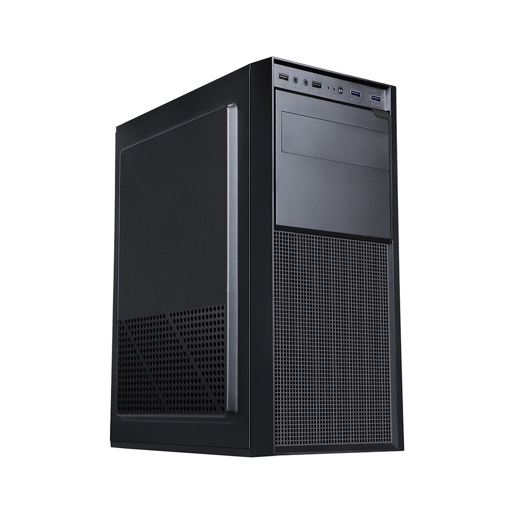 CASE ITEK M.TOWER "WINCO" 500W, FRONT 2*USB3 + 2*USB2 + AUDIO - BK (Effetto Spazzolato) - ITOCWOMU3 ITOCWOMU3 ITEK