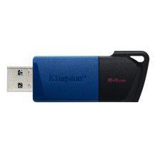 FLASH DRIVE KINGSTON USB 3.2  64GB "EXODIAM" - DTXM/64GB - NERO+BLU DTXM/64GB KINGSTON