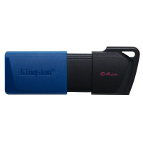 FLASH DRIVE KINGSTON USB 3.2  64GB "EXODIAM" - DTXM/64GB - NERO+BLU DTXM/64GB KINGSTON