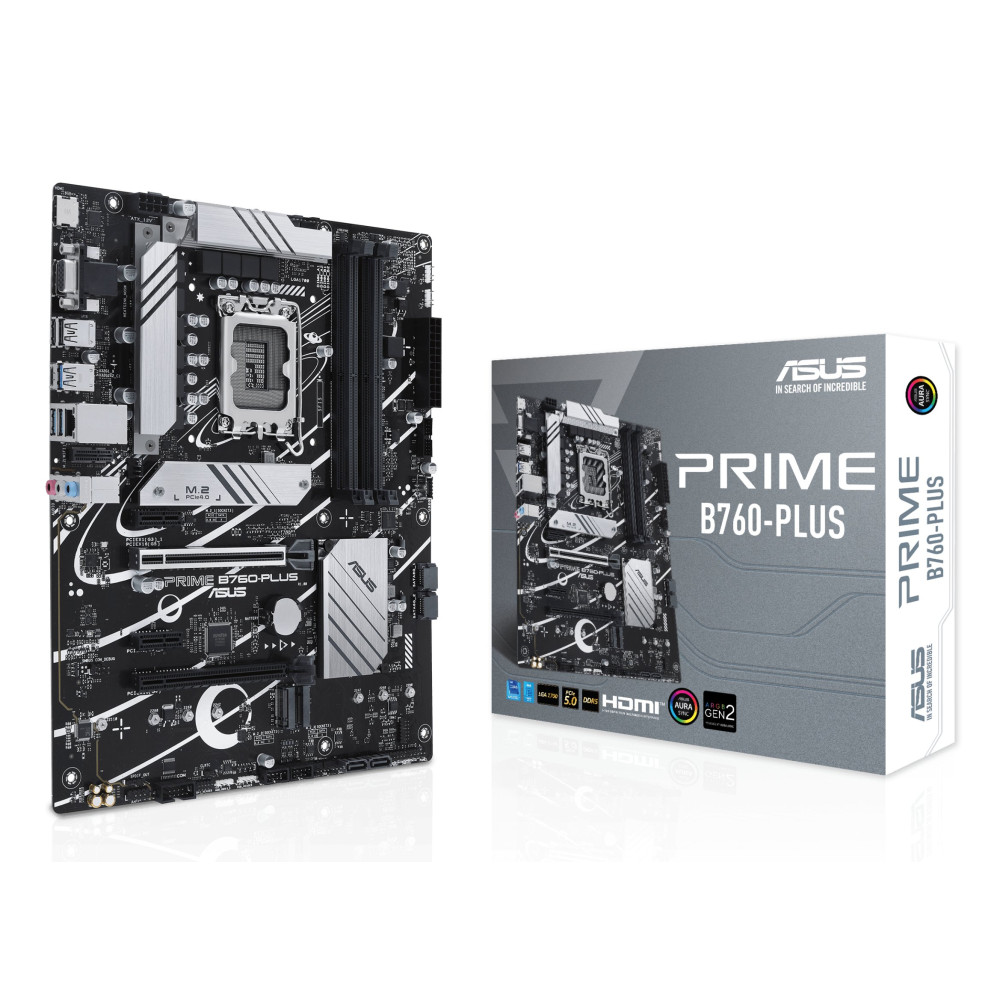 MB ASUS PRIME B760-PLUS LGA1700 (RAPTOR LAKE) 4DDR5 VGA+HDMI+DP 3*M2 ATX 90MB1EF0-M1EAY0 ASUS