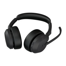Cuffia professionale Jabra Evolve2 55 Stereo MS Bluetooth, Canc. rumore, Cert. Microsoft  - con Link 380/390C 25599-999-899 JABR
