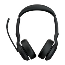 Cuffia professionale Jabra Evolve2 55 Stereo MS Bluetooth, Canc. rumore, Cert. Microsoft  - con Link 380/390C 25599-999-899 JABR