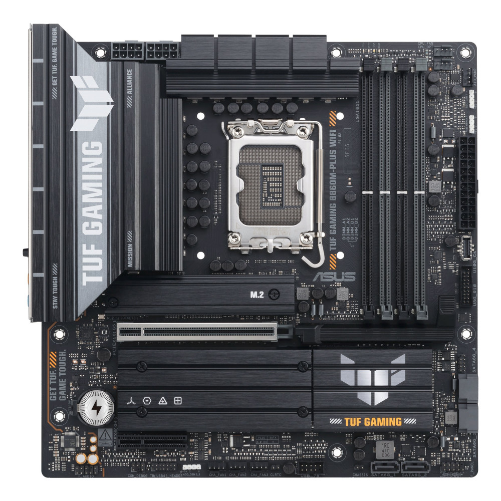 MB ASUS TUF GAMING B860M-PLUS WIFI LGA B860 (ARROW LAKE) 4DDR5 HDMI+DP+TYPE-C T 3*M2 WIFI7 PCIE 4.0 mATX 90MB1JV0-M0EAY0 ASUS