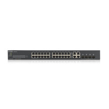 SWITCH ZYXEL GS1920-24V2 24P GIGABIT+4P DUAL GIGABIT-IPv6,VLAN,QoS,IGMP-Design senza ventole,Rack,WEB MANAGED FREE Nebula Basic 