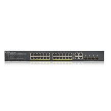 SWITCH ZYXEL GS-1920-24HPV2 24P LAN GIGABIT PoE (375W)+4P DUAL GIGABIT, IPv6,VLAN,WEB MANAGED Rack FREE Nebula Basic Cloud Manag