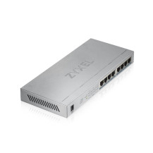 SWITCH ZYXEL GS1008HP - Switch Unmanaged, 8 porte Gigabit (8 porte PoE, erogazione fino a 60W), Chassis metallo, Desktop GS1008H
