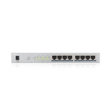 SWITCH ZYXEL GS1008HP - Switch Unmanaged, 8 porte Gigabit (8 porte PoE, erogazione fino a 60W), Chassis metallo, Desktop GS1008H