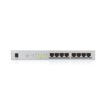 SWITCH ZYXEL GS1008HP - Switch Unmanaged, 8 porte Gigabit (8 porte PoE, erogazione fino a 60W), Chassis metallo, Desktop GS1008H