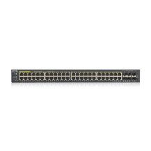 SWITCH ZYXEL GS-1920-48HPV2 44P LAN GIGABIT PoE (375W)+4P DUAL GIGABIT+2P SFP, IPv6,VLAN, Rack 19, FREE Nebula Basic Cloud Manag
