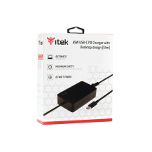 ALIMENTATORE UNIVERSALE ITEK x NOTEBOOK USB-C DA 65W, Silm Design -  ITNBSDC65 ITNBSDC65 ITEK