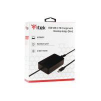 ALIMENTATORE UNIVERSALE ITEK x NOTEBOOK USB-C DA 65W, Silm Design -  ITNBSDC65 ITNBSDC65 ITEK