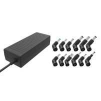 ALIMENTATORE UNIVERSALE  120W ITEK x NOTEBOOK DA 120W 12 connettori, porta USB 5V1A 100/240VAC, 9,5/24VDCi - ITNBAE120 ITNBAE120