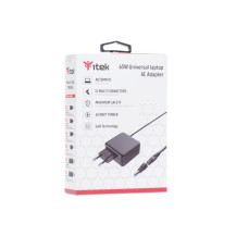 ALIMENTATORE UNIVERSALE 65W ITEK x NOTEBOOK DA 65W Tecnologia GaN, Super Slim, 12 connettori - ITNBAW65 ITNBAW65 ITEK