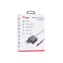 ALIMENTATORE UNIVERSALE 65W ITEK x NOTEBOOK DA 65W Tecnologia GaN, Super Slim, 12 connettori - ITNBAW65 ITNBAW65 ITEK