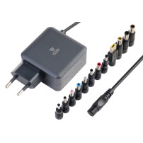 ALIMENTATORE UNIVERSALE 65W ITEK x NOTEBOOK DA 65W Tecnologia GaN, Super Slim, 12 connettori - ITNBAW65 ITNBAW65 ITEK