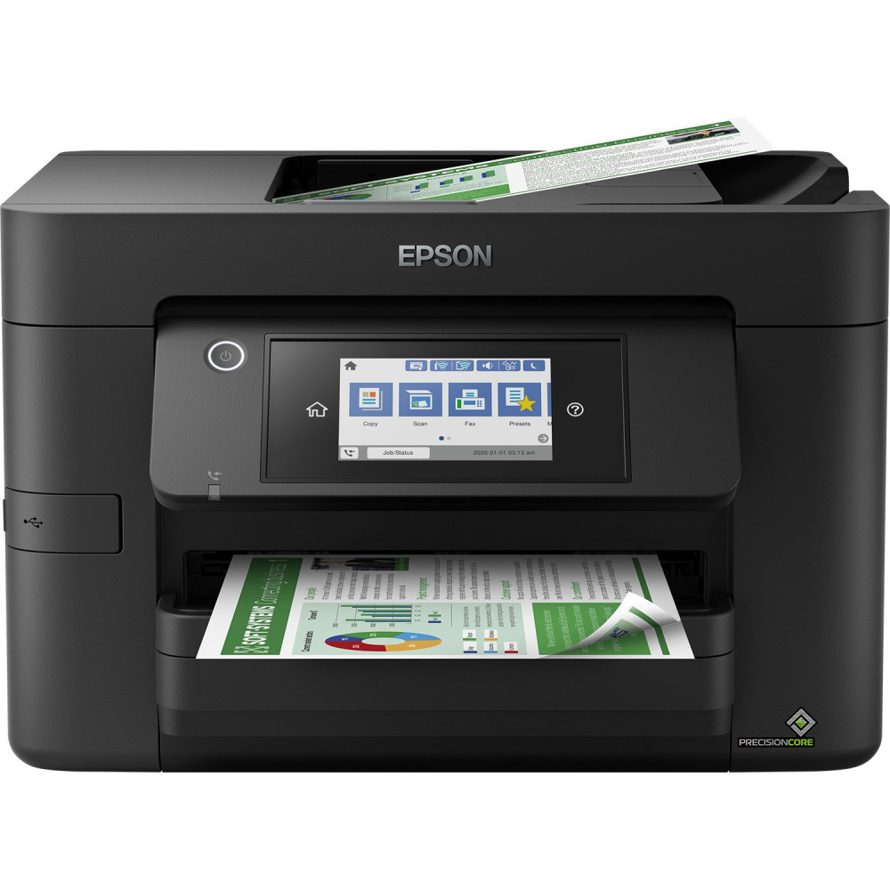 MULTIFUNZIONE EPSON Workforce WF-4820DWF A4 36/22PPM 250FF Scan 1200x2400 FAX DUPLEX ADF LAN WiFi USB WiFi direct Epson Connect 