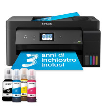 MULTIFUNZIONE EPSON EcoTank ET-15000 A3+ 38/24PPM 270FF FAX ADF DUPLEX LAN WIFI WIFI DIRECT DISPLAY 6.8CM C11CH96401 EPSON