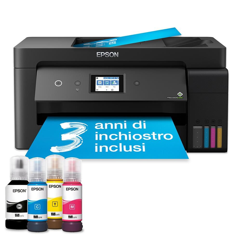 MULTIFUNZIONE EPSON EcoTank ET-15000 A3+ 38/24PPM 270FF FAX ADF DUPLEX LAN WIFI WIFI DIRECT DISPLAY 6.8CM C11CH96401 EPSON