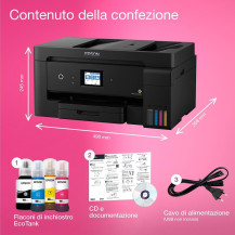 MULTIFUNZIONE EPSON EcoTank ET-15000 A3+ 38/24PPM 270FF FAX ADF DUPLEX LAN WIFI WIFI DIRECT DISPLAY 6.8CM C11CH96401 EPSON