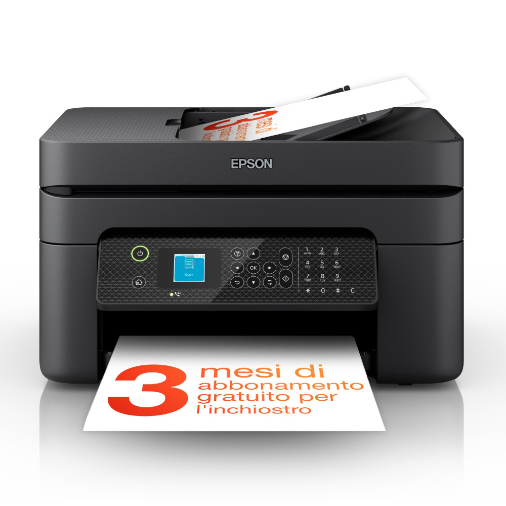 MULTIFUNZIONE EPSON Workforce WF-2930DWF A4 4INK 33/18PPM 100FF DUPLEX LCD FAX ADF WiFi USB2.0 Epson Connect C11CK63403 EPSON